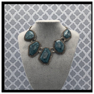 Majestic Blue Necklace - Yves Wyn Creations