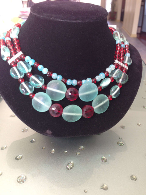 Glass Necklace - Yves Wyn Creations